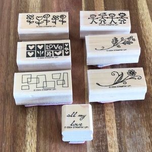 Stampin’ Up 2004 Smorgasborders 7 piece Set